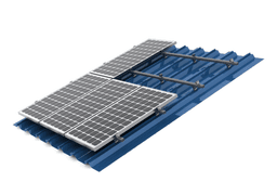 Конструкция за покрив от сандвич-панели или гофрирана ламарина за 30 kW PV централа image 0