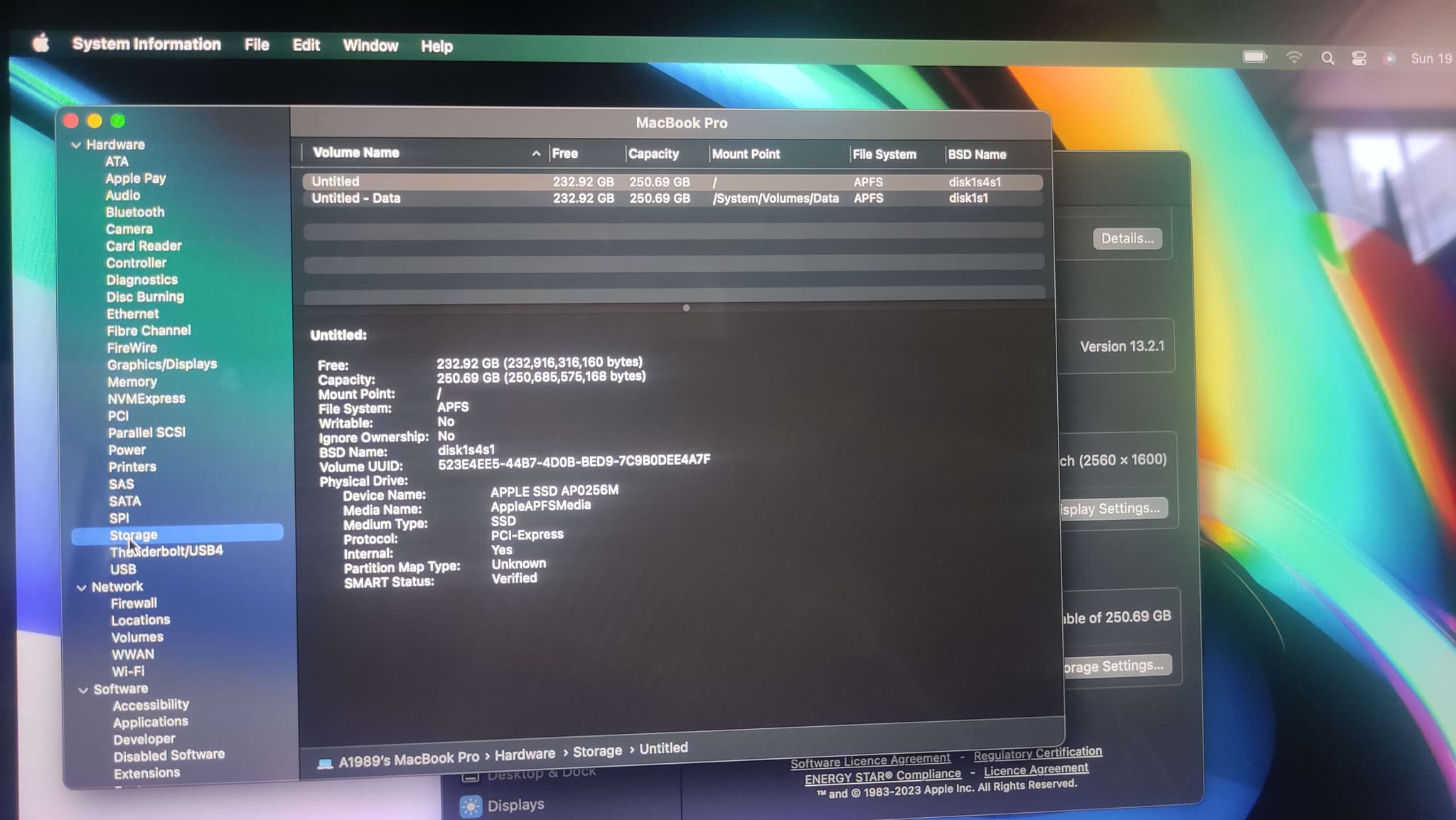 Apple Macbook Pro 13 2018 A1989 image 10