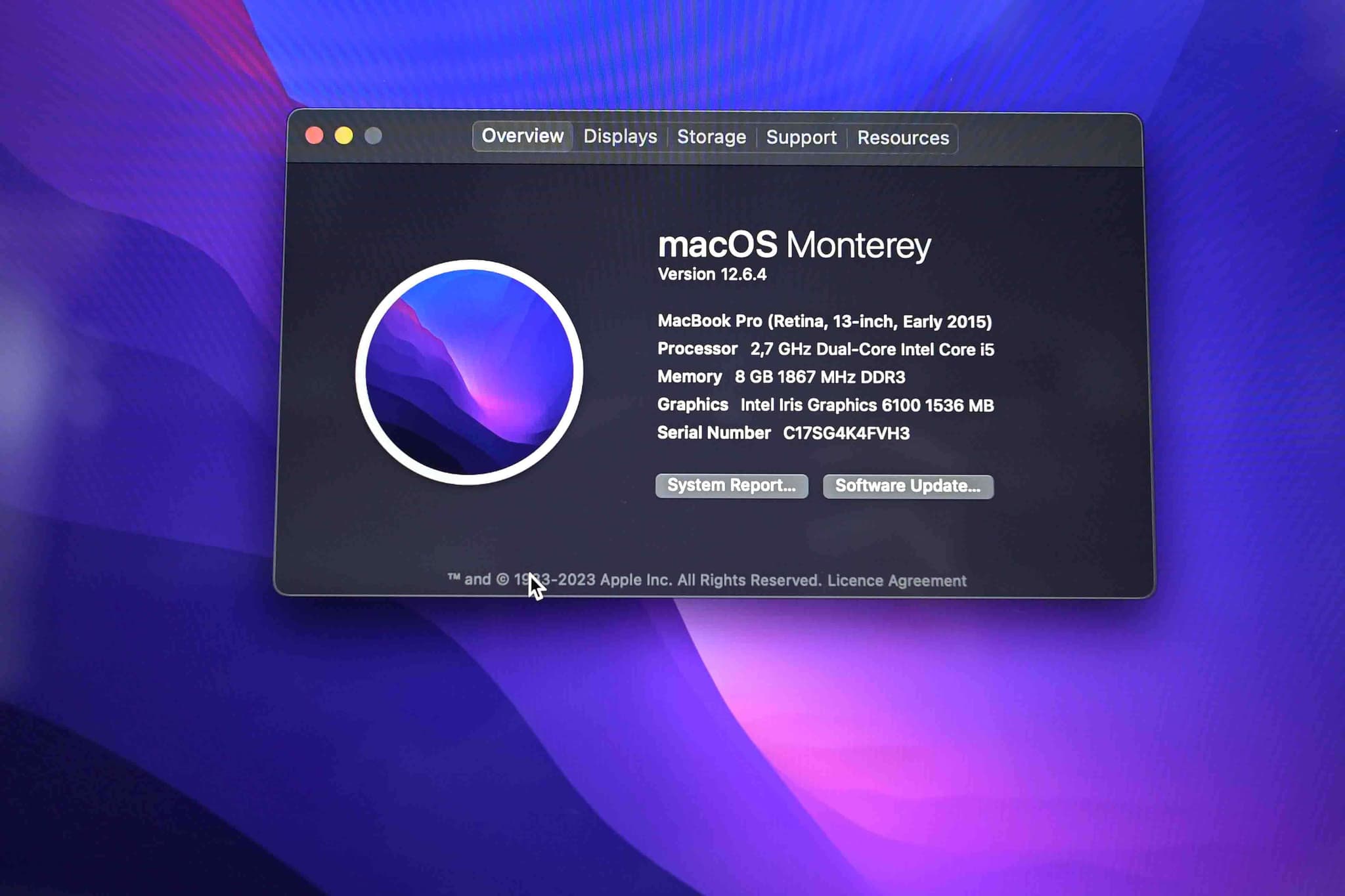 Apple Macbook Pro A1502 2015 image 5