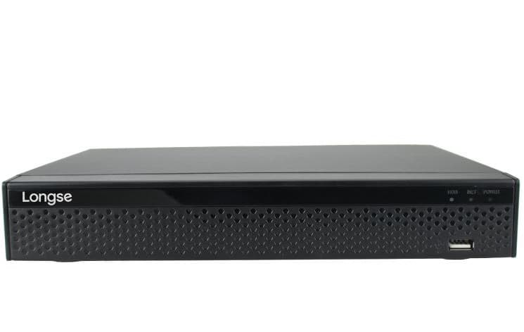 Longse NVR 16 канала, вграден 8 портов PoE switch
