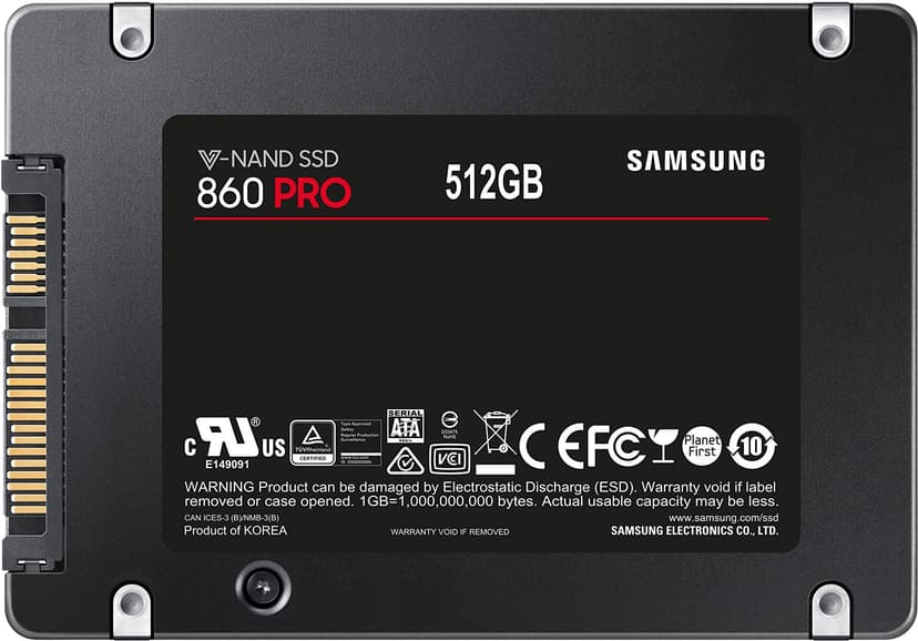 512 GB SSD Samsung, Kingston, Intel, Micron