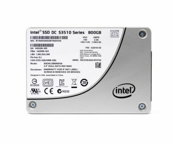 800 GB SSD Intel
