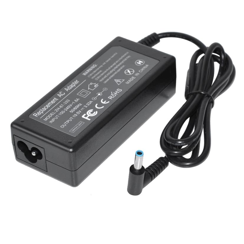 Зарядно за лаптоп HP 65W- букса 4.5x3.0 ЗАМЕСТИТЕЛ