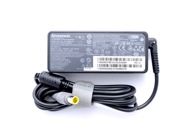 Оригинално зарядно за лаптоп Lenovo 65W- букса 7.9x5.5
