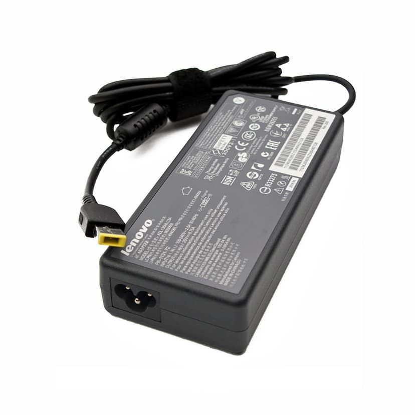 Оригинално зарядно за лаптоп Lenovo 135W- правоъгълна букса