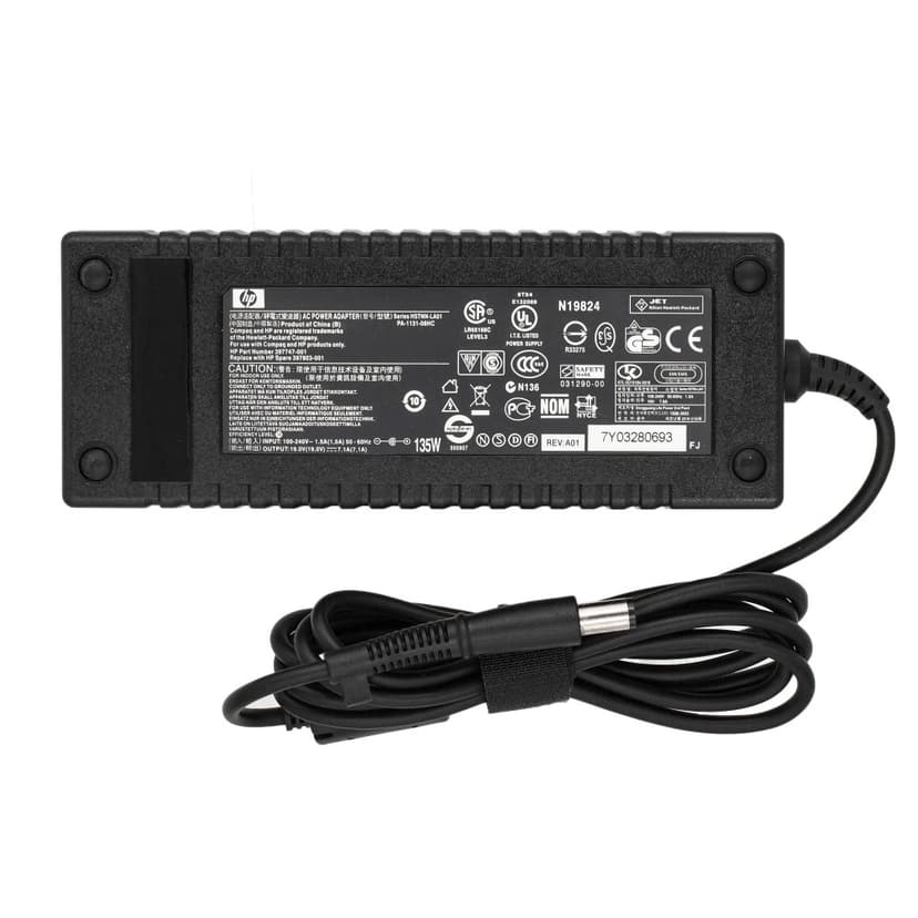 Оригинално зарядно за лаптоп HP 135W- букса 7.4x5.0