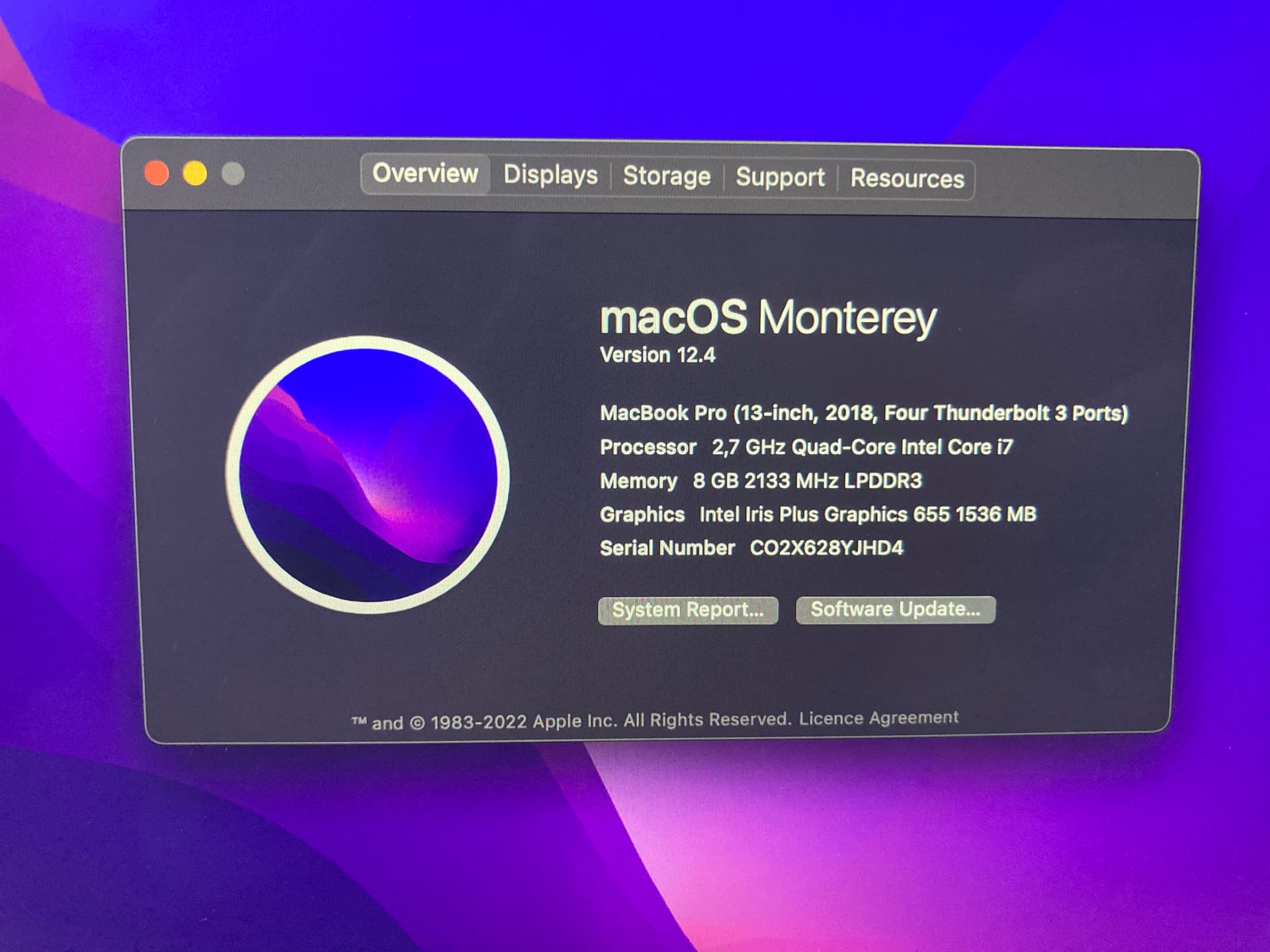 Apple Macbook Pro 13 2018 A1989 image 5