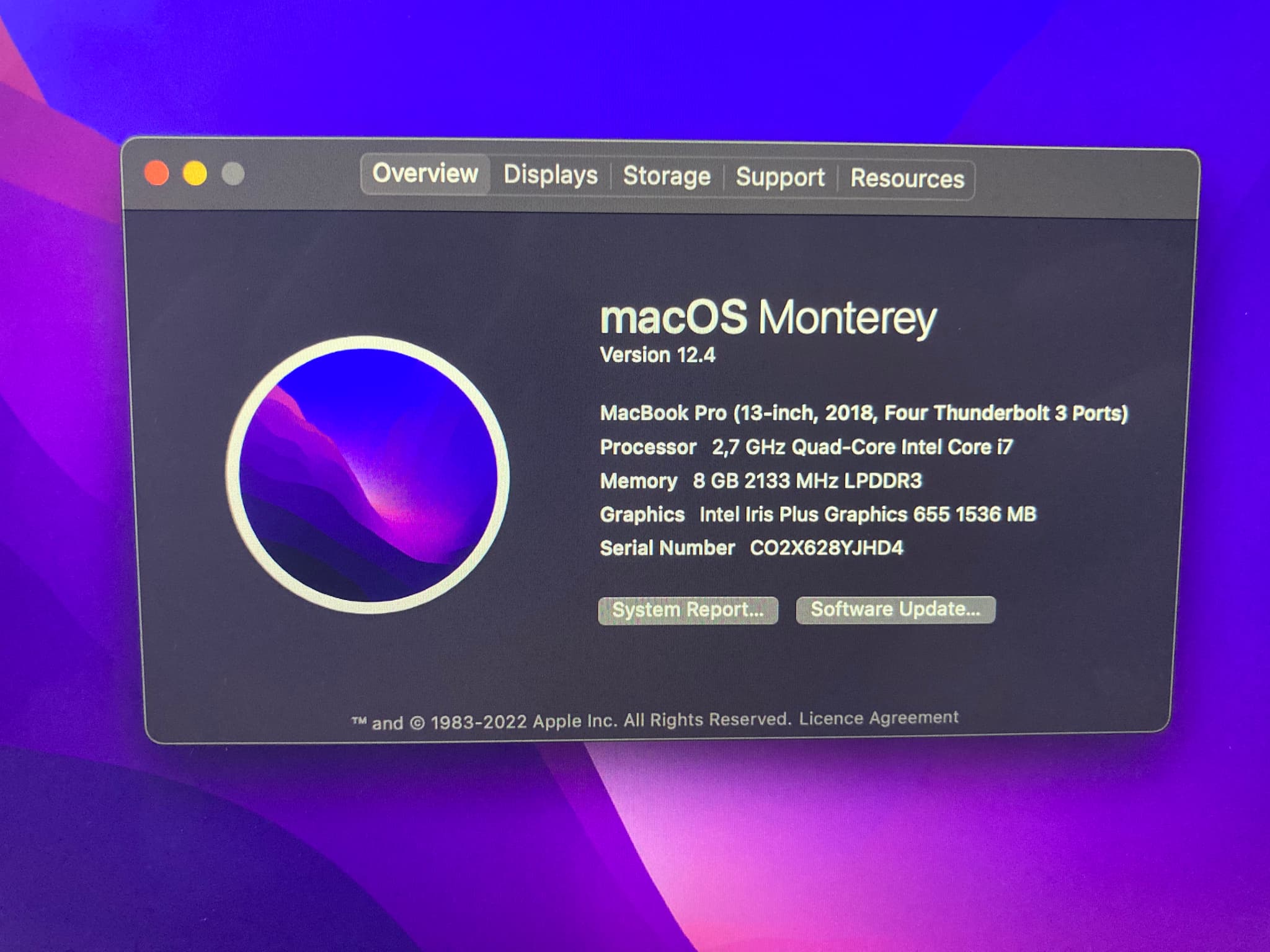 Apple Macbook Pro 13 2018 A1989 image 5