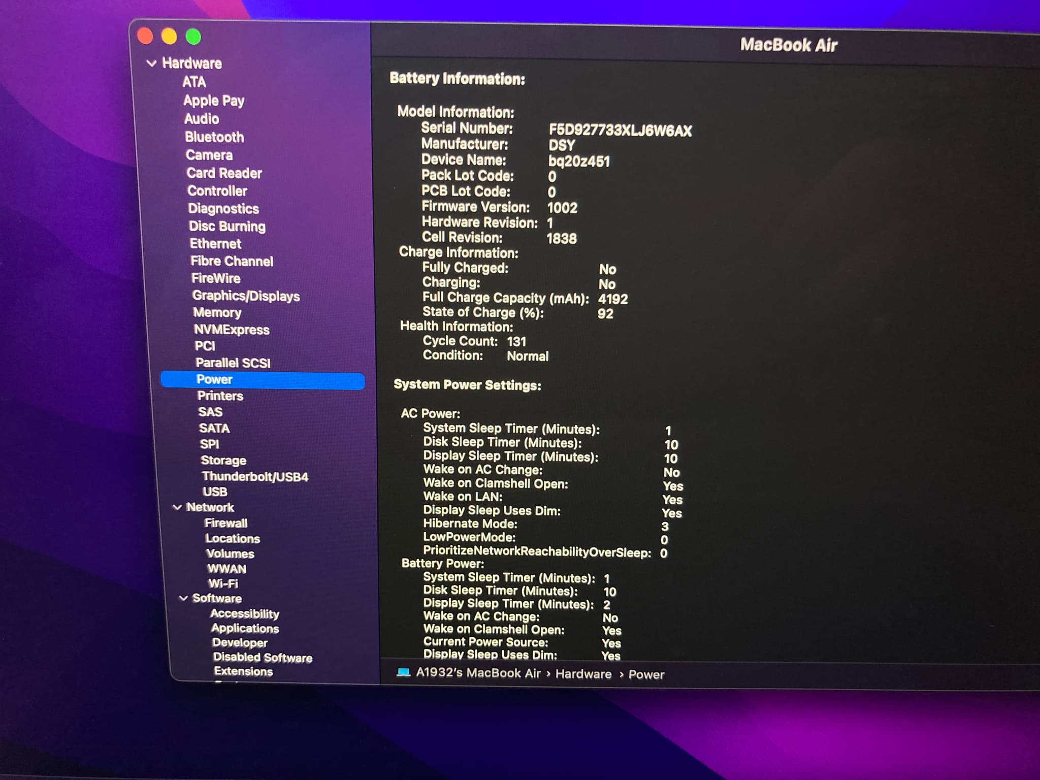Apple Macbook Air 13 2019 A1932  image 7