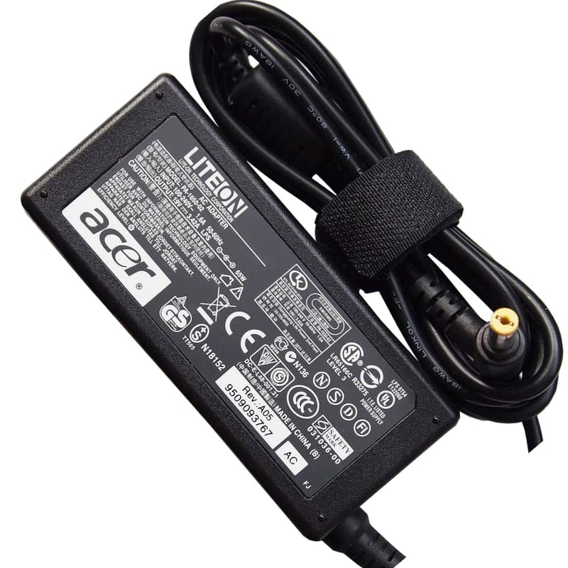 Оригинално зарядно за Лаптопи Acer 19V 65W - букса 5.5x1.7mm