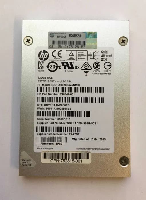 HP 746842-001 920GB 