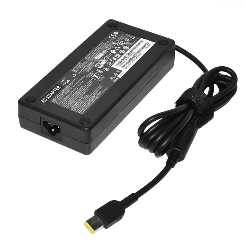 Зарядно Lenovo 170W - 20V- правоъгълна букса 8.5A USB - Заместител 