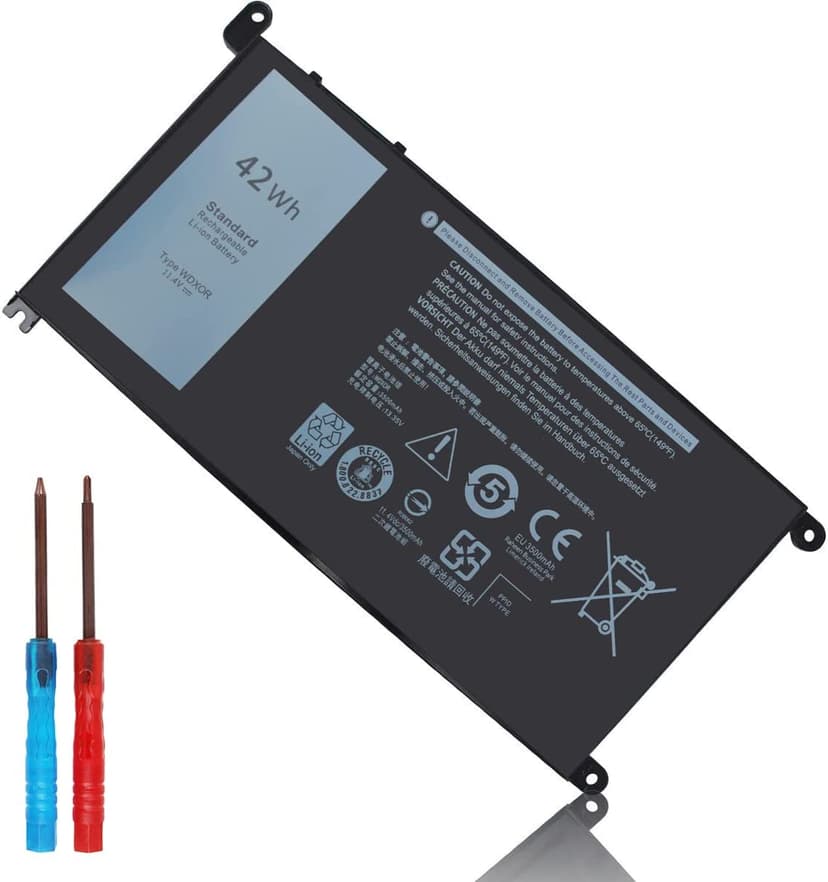 Батерия 42Wh WDX0R  за Dell Inspiron 15 5565 5567 5568 5570 5578 7560 7570 7569 7579 