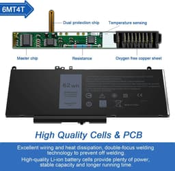 Батерия за лаптоп: DELL E5270, E5470, E5570, Precision 15 3000, Precision 3510  image 2