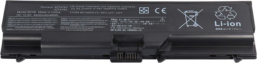 Батерия за лаптоп:
Lenovo ThinkPad E40, E50, L410, L412, L420, L421, L510, L512, L520, SL410,  SL410 2842, SL410 2874, SL410k 2842, SL510, SL510 2847, SL510 2875, T410, T410i, T420, T510, T510i, T520, W510, W520, Edge 0578-47B, Edge 14" 05787UJ, 14" 05787WJ, 14" 05787XJ, 14" 05787YJ, Lenovo ThinkPad Edge 15"