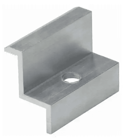 Крепежна планка за соларен панел крайна