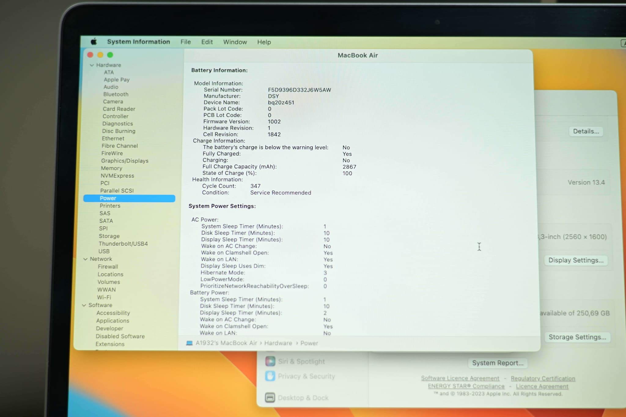 Apple Macbook Pro A1932 2019 image 7